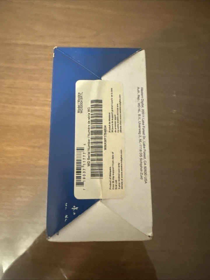 Vintage WD 320GB Drive Caviar Blue SATA II 7200 RPM SEALED - WD3200KSRTL - Image 2 of 3