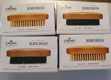 Cremo Beard Brush  Real Wooden Handle Lot Of 4 NIB Premium Barber Grade Quality