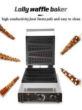 Electric Waffle Maker Waffle Machine Pine Tree Mould Iron Pancake Machine US