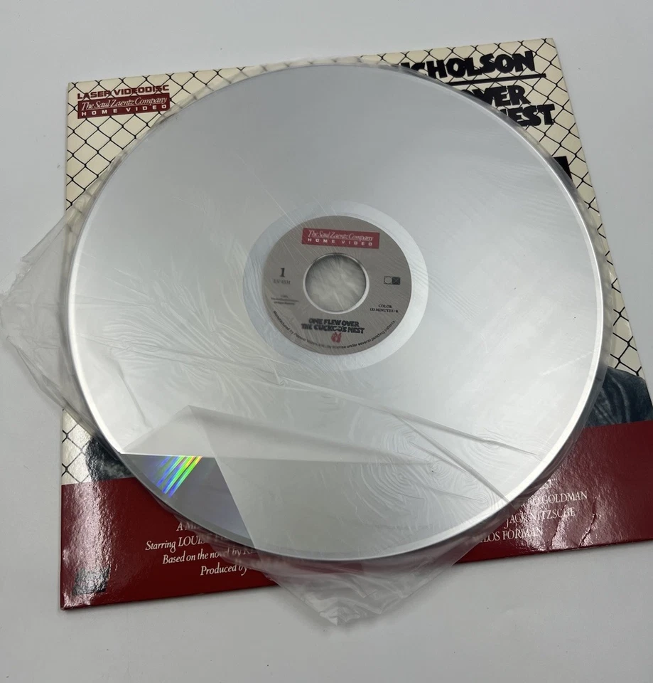 One Flew Over the Cuckoo's Nest Laserdisc LD Jack Nicholson - Image 3 of 3
