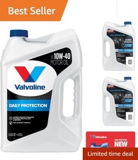 10W-40 Daily Protection Motor Oil - 5 Quart Bottle for Optimal Engine Efficiency 33.43 per gallon