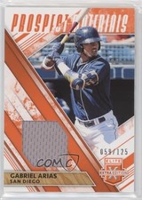 2019 Elite Extra Edition Prospect Materials Orange 59/125 Gabriel Arias 04cw