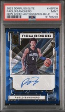 2022 Donruss Elite 🔵🔥 Blue Paolo Banchero RC Auto #22/25 SP Color Match PSA 9