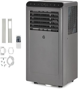 8000 BTU 3-IN-1 Portable Air Conditioner w/Remote, 24H Timer For Room 350 Sq.ft