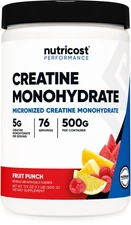 Nutricost Creatine Monohydrate Powder (500G) (Fruit Punch)