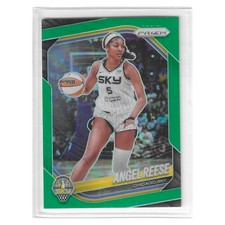 2025 Panini Prizm WNBA - Angel Reese #92 Green Prizm