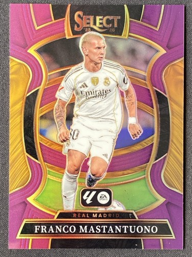 Franco Mastantuono 2025-26 Panini Select La Liga Terrace Purple Prizm /125 #7