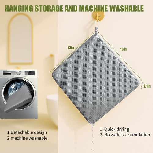 ，Shower Seat Cushion, Soft Chair Pad for Elderly Bathing，Easy to Clean & Quick D - Picture 4 of 12
