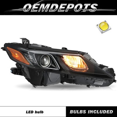 For 2018-2022 Toyota Camry Hybrid L LE SE LED Projector Headlight Passenger Side