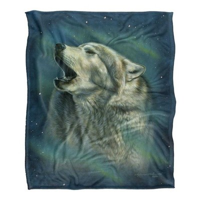 Aurora - Heulender Wolf Decke, Seidig, Supersoft (TV25455)
