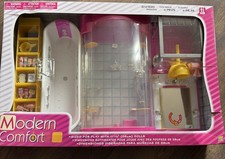 Modern Comfort Dolls Bathroom Furniture Set Dolls Up to 11.5 In BN Sealed