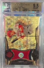 Mike Trout 2016 Topps Tribute SUPERFRACTOR GAME WORN 3 COLOR PATCH 1/1 MVP YEAR!