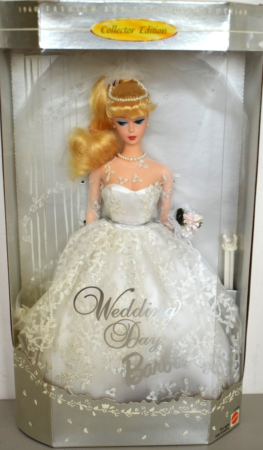 Barbie Wedding Day 1960 Fashion and Doll Reproduction #17119 Mattel 1996 - Image 4