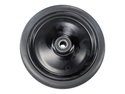 Vollgummirad  auf Stahlblechfelge 260 mm x 58 mm / Loch 20 mm