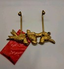 Cast Iron Brass Bird Kitchen Towel/Apron. Two Hook Home Decor (#1) — photo 3