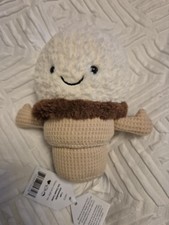 BNWT Genuine Jellycat Amuseables Ice Cream Cone. Retired.