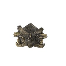 Harley-Davidson Motorcycle Eagle "Live Free Ride Free" 1991 Belt Buckle- Baron