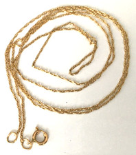 Vintage Necklace MARKED XL 14K SOLID YELLOW GOLD 19