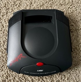 Atari Jaguar Console Controller, Cables And Cybermorph Cartridge