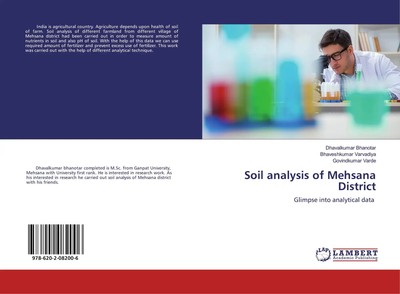 Soil analysis of Mehsana District Glimpse into analytical data Bhanotar (u. a.)