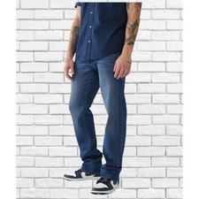 True Religion Danny Section Jeans Mens 36 Dark Wash Straight Leg Made in USA
