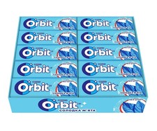10 Pack Wrigley's Orbit Sweet Mint Sugar-Free Chewing Gum Fresh Breath