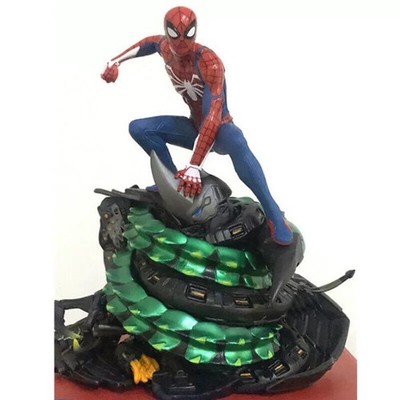 Marvel Avengers Spider-Man PS4 Statue Actionfigur Modell Superheld Sammlerstück