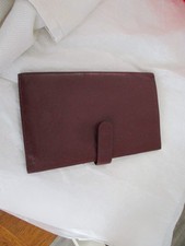 burgundy vintage passport unisex travel wallet west germany mark phillip