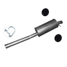 Endschalldämpfer Auspuff+Anbausatz für Ford Transit Custom V362 2198 ccm TDCi