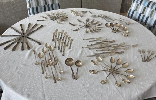 Towle Sterling Service For 12 Louis XIV Pattern No Monogram 107 Pieces 3,000g+