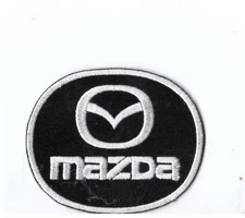 New 2 1/2 x 3" Mazda Iron on Patch Free Ship