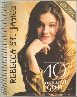 40 Days With God: A Devotional Journey - paperback Rebecca St. James