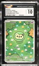Pokemon Solosis 118/086 Illustration Rare Black Bolt - CGC 10 on eBay