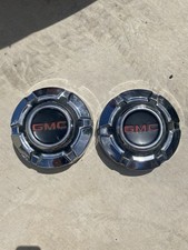 Gmc Stainless Steel Dog Dish Hubcap Oem Factory 12 Ton Set Of Two 67-75 10.5