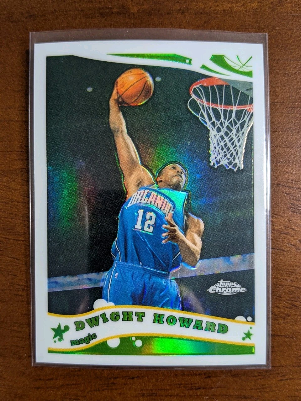 2005-2006 Topps Chrome Refractor #41 Dwight Howard #/999 Magic 2nd Year