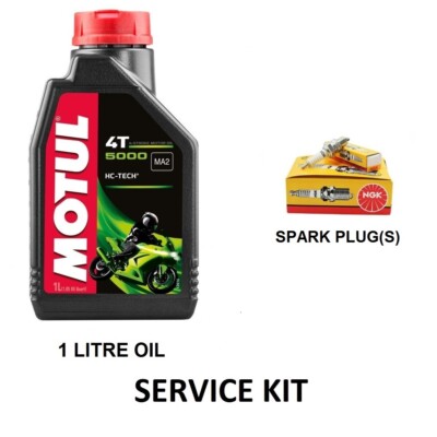 Service Kit For Peugeot Django 50 4T Sport 2015-2017 (Oil & Spark Plug)
