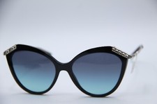 NEW TIFFANY CO. TF 4173-B 8001/9S BLACK STUD GRADIENT AUTHENTIC SUNGLASSES 55-17
