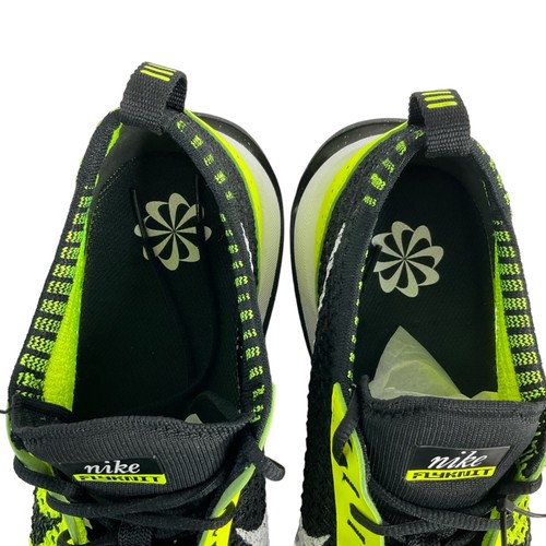 Nike Shoes Mens Size 9 Neon Air Max flyknit Racer Sneaker Volt FD4610-700 $160 - Picture 5 of 10