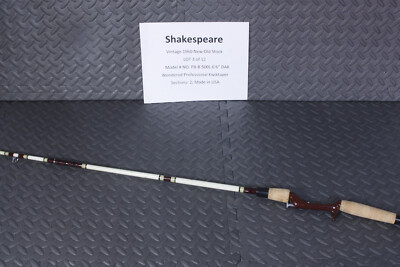 Vintage NOS Shakespeare fishing rod 1970 DAK # PB-B 500L 6'6