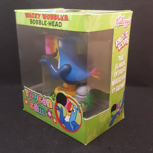 FUNKO KELLOGGS FROOT LOOPS TOUCAN SAM WACKY WOBBLER BOBBLE HEAD - Picture 5 of 7