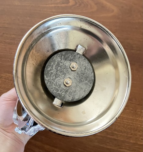 Vintage Folding Cake Stand - In Leaf Pattern - Chrome Plated for high tea - Picture 13 of 13