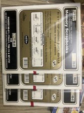 Lot of 3 Scrapbook Black Refill Pages Pioneer Photo Albums 8.5x11 RB-85 TRB-114