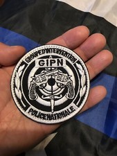 Group Intervention Police National (GIPN) French Police Embroider Hook/Lp Patch