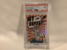 2022 Clearly Donruss Josh Allen My House Green 12/25! SSP PSA 9 Buffalo Bills