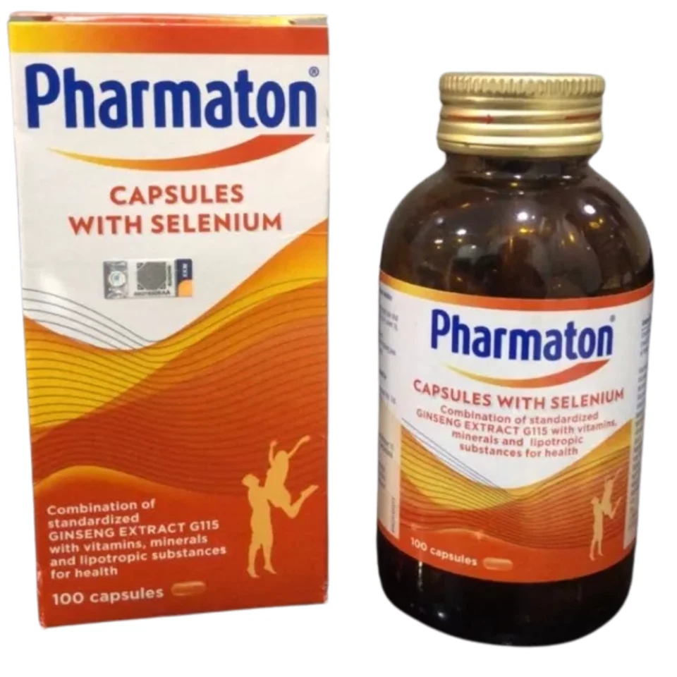 1X 100's Pharmaton with Ginseng G115 Tablets Ginseng and Selenium Energy Booster - Image 2 of 4