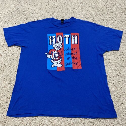Stars Wars Parody Mens XL Hoth Coldest Planet In The Galaxy T-shirt Icee Slushy
