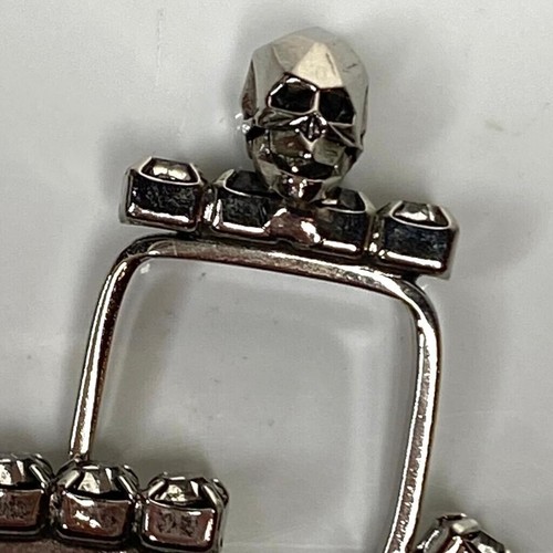 Anillo para mujer Joomi Lim calavera plateado cristal Swarovski nuevo sin etiquetas 145 - Imagen 2 de 21