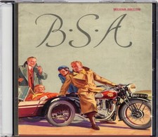 1938 B.S.A Motor Cycle and Sidecar Catalog on CD - Bermingham, England 