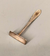 9130030 Poussette Pour Bébé Argentée 800 Argent 11G L9,5Cm Reliefée Décorée