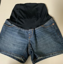    ISABEL MATERNITY MIDI JEAN SHORTS SIZE 4   
